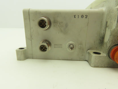 SMC EX250-SDN1 12-Station DeviceNet Manifold 8 Solenoid Valves 24VDC