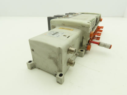 SMC EX250-SDN1 12-Station DeviceNet Manifold 8 Solenoid Valves 24VDC