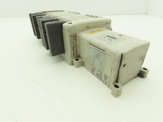 SMC EX250-SDN1 12-Station DeviceNet Manifold 8 Solenoid Valves 24VDC