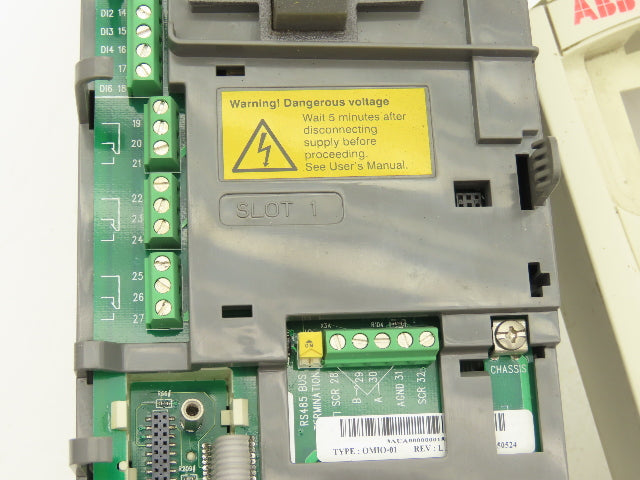 ABB ACS550-01-015A-4 VFD Variable AC Drive 7.5kW 10Hp 480V 3PH 15.4A 500Hz