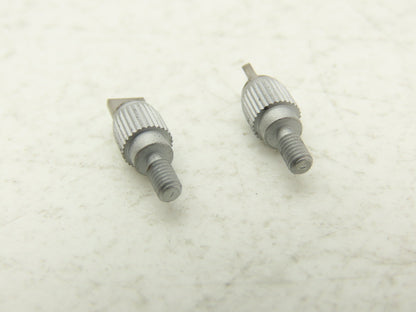 Mitutoyo 120063 Carbide Indicator Contact Point Flat Blade Tip 4x1mm Lot of 2