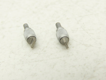 Mitutoyo 120063 Carbide Indicator Contact Point Flat Blade Tip 4x1mm Lot of 2