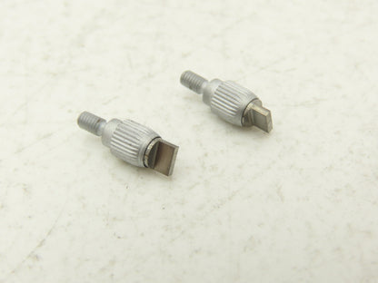 Mitutoyo 120063 Carbide Indicator Contact Point Flat Blade Tip 4x1mm Lot of 2
