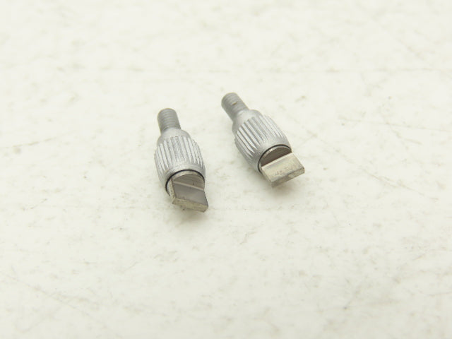 Mitutoyo 120063 Carbide Indicator Contact Point Flat Blade Tip 4x1mm Lot of 2