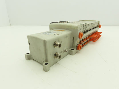 SMC EX250-SDN1 12-Station DeviceNet Manifold 5 Solenoid Valves 24VDC