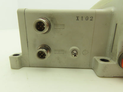 SMC EX250-SDN1 12-Station DeviceNet Manifold 5 Solenoid Valves 24VDC