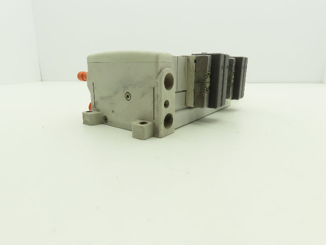 SMC EX250-SDN1 12-Station DeviceNet Manifold 6 Solenoid Valves 24VDC
