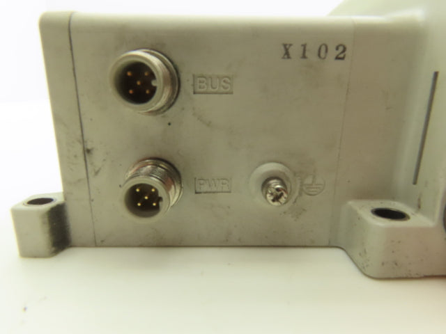 SMC EX250-SDN1 12-Station DeviceNet Manifold 6 Solenoid Valves 24VDC