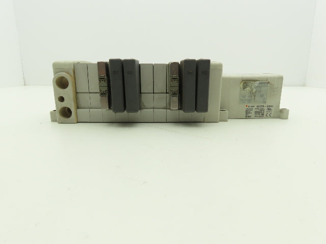 SMC EX250-SDN1 12-Station DeviceNet Manifold 6 Solenoid Valves 24VDC