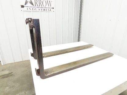 Kenhar 2387521 4x42" Class 2 Steel Forklift Forks 16" Carriage 1-Pair 2750X24