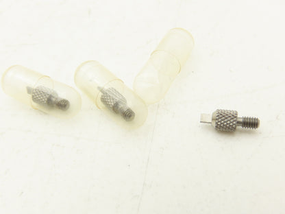 Carbide Probes 350 Carbide Indicator Contact Point Flat Blade Tip .078" Lot of 3