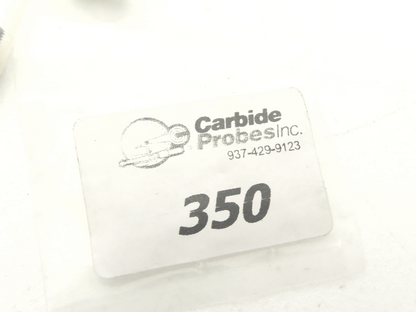 Carbide Probes 350 Carbide Indicator Contact Point Flat Blade Tip .078" Lot of 3