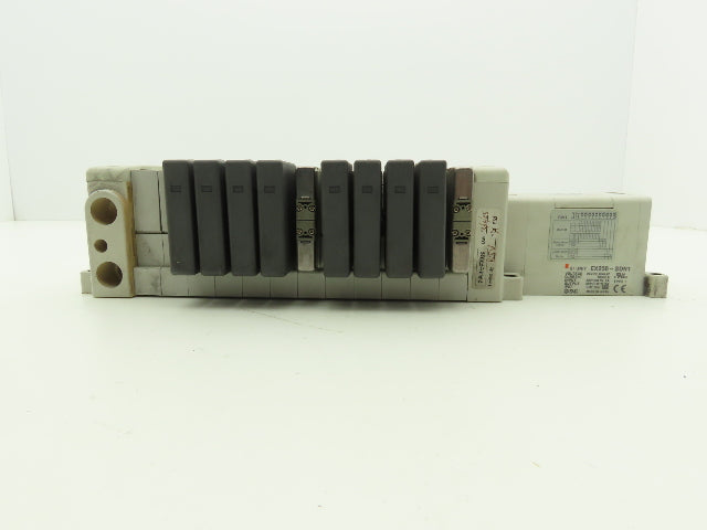 SMC EX250-SDN1 12-Station DeviceNet Manifold 10 Solenoid Valves 24VDC