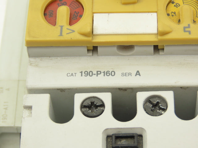 Allen Bradley 190-CPS40 Motor Starter Contactor Overload Block 3Ph 600V 16A 120V