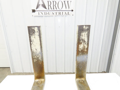 Bolzoni BX1250X500 A 4x42" Class 2 Steel Forklift Forks 16" Carriage 1-Pair