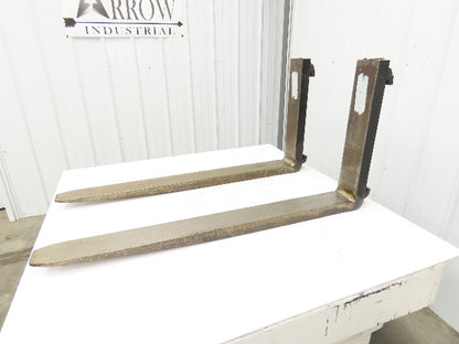 Bolzoni BX1250X500 A 4x42" Class 2 Steel Forklift Forks 16" Carriage 1-Pair