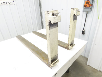 Bolzoni BX1250X500 A 4x42" Class 2 Steel Forklift Forks 16" Carriage 1-Pair