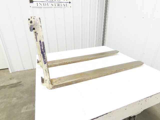 Bolzoni BX1250X500 A 4x42" Class 2 Steel Forklift Forks 16" Carriage 1-Pair