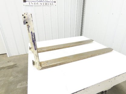 Bolzoni BX1250X500 A 4x42" Class 2 Steel Forklift Forks 16" Carriage 1-Pair