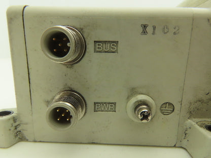 SMC EX250-SDN1 12-Station DeviceNet Manifold 11 Solenoid Valves 24VDC