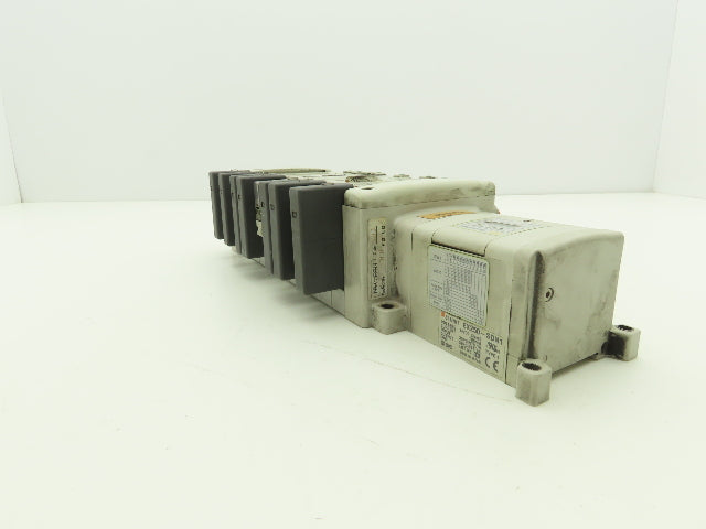 SMC EX250-SDN1 12-Station DeviceNet Manifold 11 Solenoid Valves 24VDC