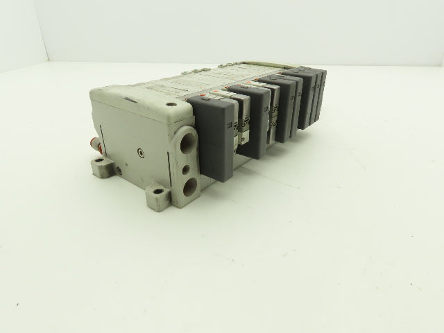 SMC EX250-SDN1 12-Station DeviceNet Manifold 12 Solenoid Valves 24VDC