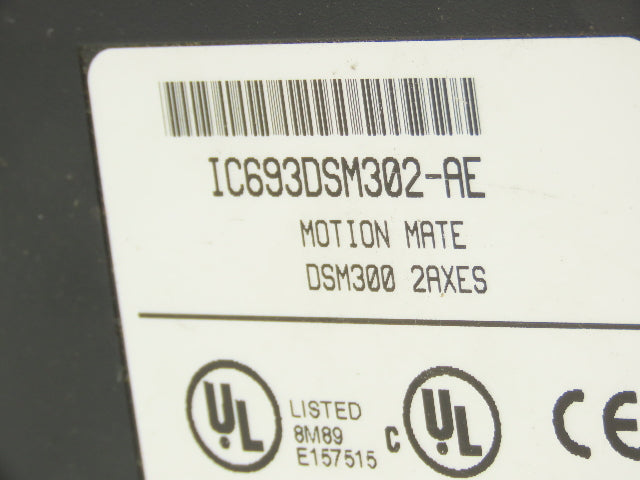 GE Fanuc IC693DSM302-AE Motion Mate DSM300 2 Axes Motion Control Module