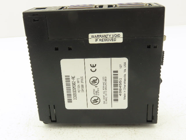 GE Fanuc IC693DSM302-AE Motion Mate DSM300 2 Axes Motion Control Module