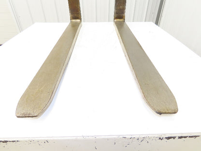 MSI F 022310 4x42" Class 2 Steel Forklift Forks 16" Carriage 1-Pair 1700x500
