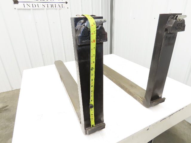 MSI F 022310 4x42" Class 2 Steel Forklift Forks 16" Carriage 1-Pair 1700x500