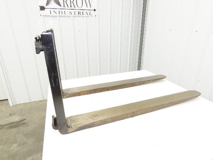 MSI F 022310 4x42" Class 2 Steel Forklift Forks 16" Carriage 1-Pair 1700x500