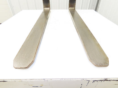 Cascade 7250008 4x42" Class 2 Steel Forklift Forks 16" Carriage 1-Pair 1250X600