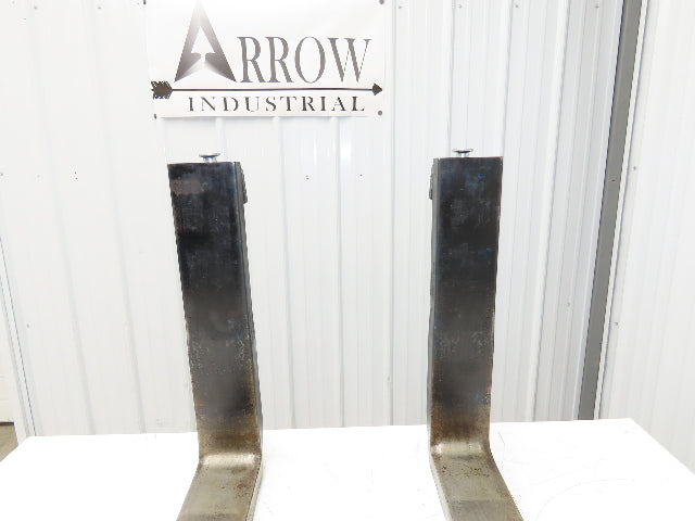 Cascade 7250008 4x42" Class 2 Steel Forklift Forks 16" Carriage 1-Pair 1250X600