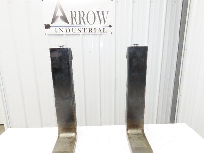 Cascade 7250008 4x42" Class 2 Steel Forklift Forks 16" Carriage 1-Pair 1250X600
