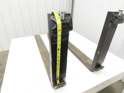 Cascade 7250008 4x42" Class 2 Steel Forklift Forks 16" Carriage 1-Pair 1250X600
