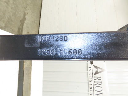 Cascade 7250008 4x42" Class 2 Steel Forklift Forks 16" Carriage 1-Pair 1250X600