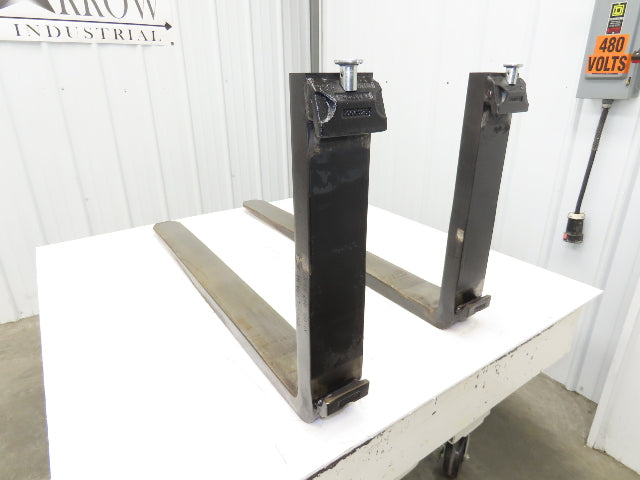 Cascade 7250008 4x42" Class 2 Steel Forklift Forks 16" Carriage 1-Pair 1250X600