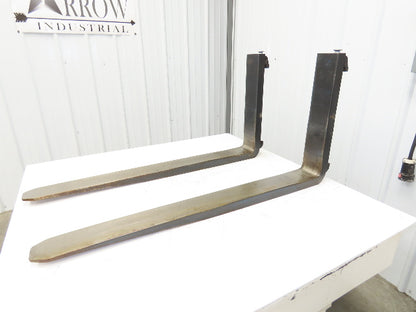 Cascade 7250008 4x42" Class 2 Steel Forklift Forks 16" Carriage 1-Pair 1250X600