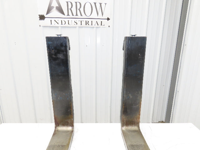 Cascade 7250008 4x42" Class 2 Steel Forklift Forks 16" Carriage 1-Pair 1250X600