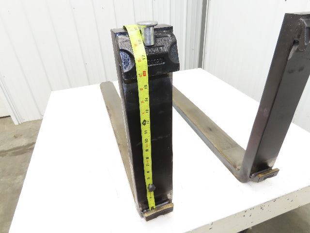 Cascade 7250008 4x42" Class 2 Steel Forklift Forks 16" Carriage 1-Pair 1250X600