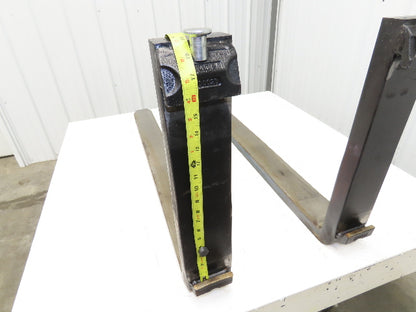 Cascade 7250008 4x42" Class 2 Steel Forklift Forks 16" Carriage 1-Pair 1250X600