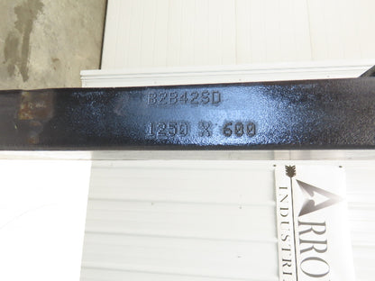 Cascade 7250008 4x42" Class 2 Steel Forklift Forks 16" Carriage 1-Pair 1250X600