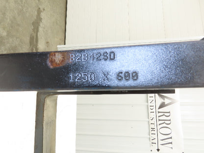 Cascade 7250008 4x42" Class 2 Steel Forklift Forks 16" Carriage 1-Pair 1250X600