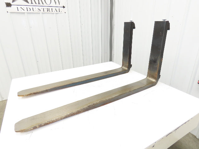 Cascade 7250008 4x42" Class 2 Steel Forklift Forks 16" Carriage 1-Pair 1250X600