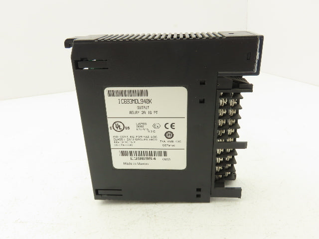 GE Fanuc IC693MDL940K Output Relay Module 2A 16PT