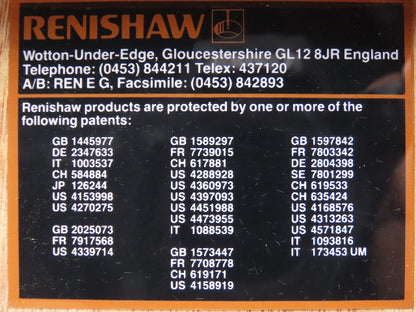 Renishaw PEL2 PEL3 CMM Touch Probe Extension Bar Set 100mm & 200mm M8 Thread