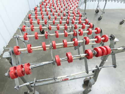 NestaFlex 24"W x 26' Expandable Gravity Flex Conveyor Plastic Skatewheel *Read*