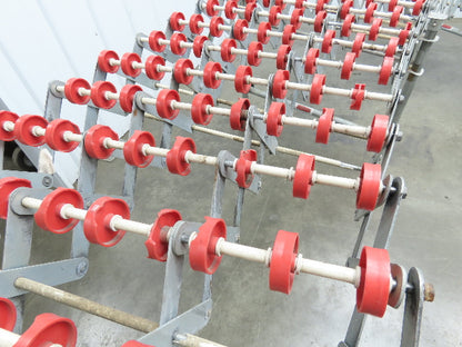 NestaFlex 24"W x 26' Expandable Gravity Flex Conveyor Plastic Skatewheel *Read*