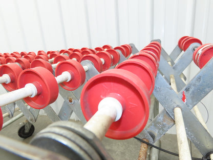 NestaFlex 24"W x 26' Expandable Gravity Flex Conveyor Plastic Skatewheel *Read*
