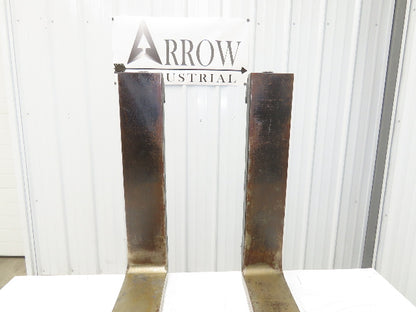 Cascade 7250032 4.75X48" Class 3 Steel Forklift Forks 20" Carriage 1900X600